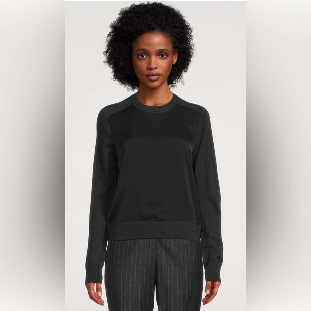 Theory Project Silk Georgette Sweater